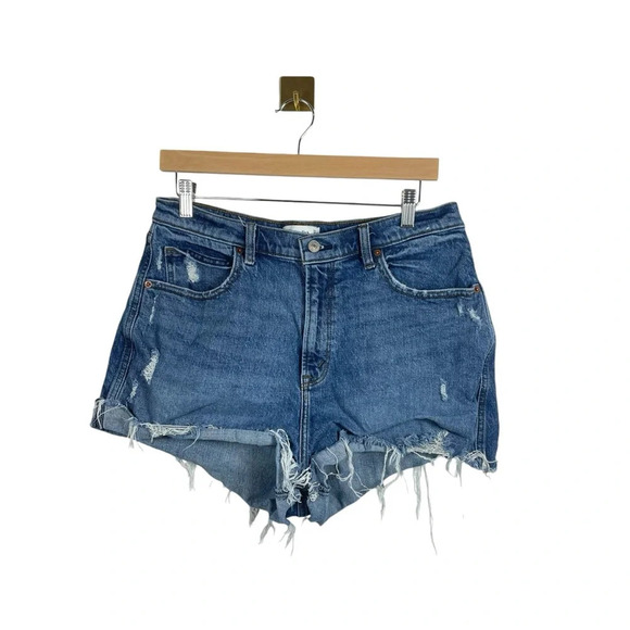 Abercrombie & Fitch Blue Jean Shorts - Picture 2 of 9